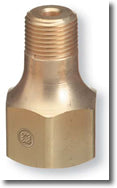 ADAPTOR/CGA 580 - 1/2 NPT Part # WE-B-72