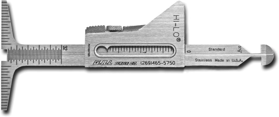 Hi-Lo Welding Gauge Part # GAL-1