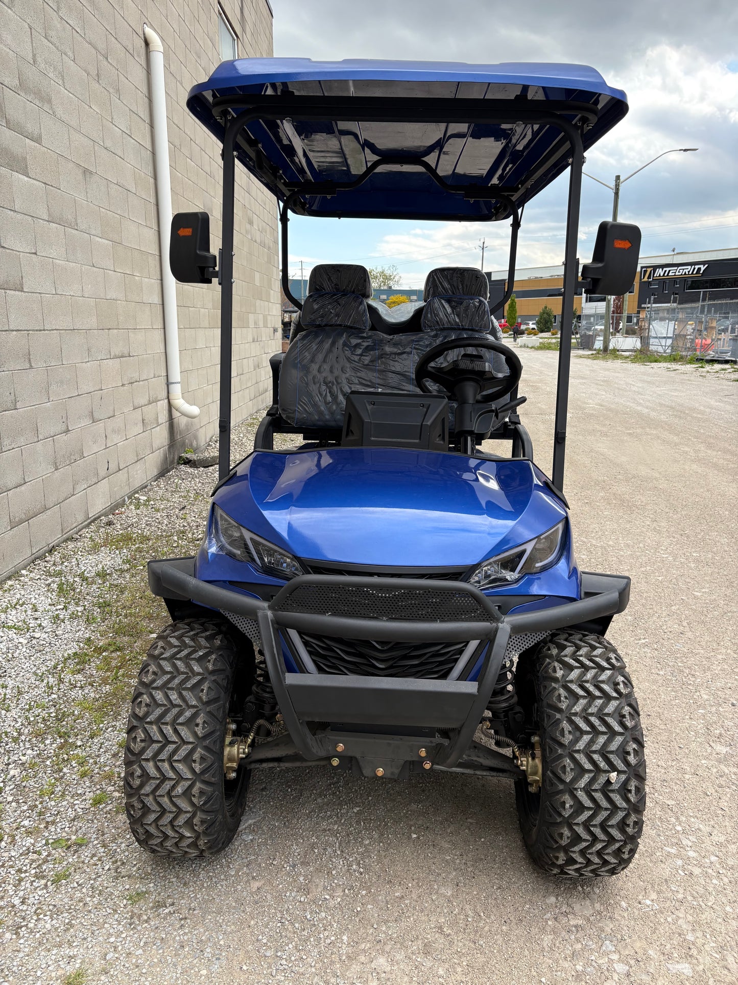Electric Golf Cart - 2 + 2 Seats - Blue