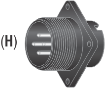 6 PIN PANEL RECEPTACLE LN-7    Part # S12021-31